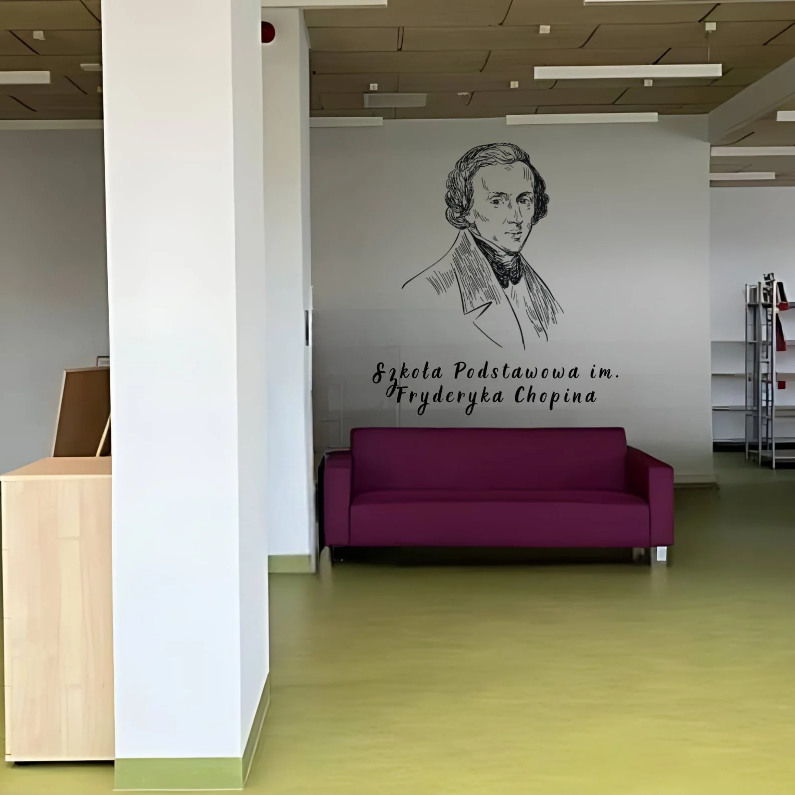 Jak druk na ścianach wspiera aktywną edukację uczniów? obraz Wallface druk